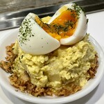 Okonomiyaki Nakahata - ポテサラ@580円  コイツは食べ応えがあるぞ！いいねぇ！