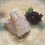 鮨旬美西川 - 真鯛　鯛の玉子　親子和え