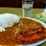 Naiagara - カツカレー 1200円、大森券(ライス＆ルウ大盛) 200円、コールスロー 200円、エッグ 100円