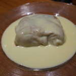 キャーヴ ドゥ ギャマン エ ハナレ - ポルチーニ茸のクレープ チーズフォンデュソース 2,200円