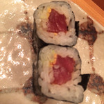 車力門 ちゃわんぶ - 漬けマグロの巻物