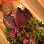 車力門 ちゃわんぶ - しめ鯖　聖護院大根のおろしを添えて