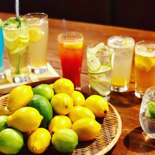 共同開発の自慢のレモンサワー