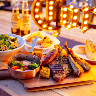 【手ぶらでOK！】贅沢BBQ＆ビアガーデン♪