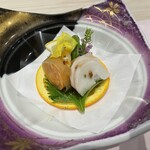 ホテル桃源 - サーモンなどのマリネ