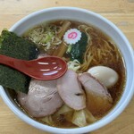 Tora Shokudou - 味玉ワンタン麺生姜しょうゆ1220円