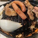 大衆ジンギスカン酒場 ラムちゃん - 今回ラムソーセージ初めて食べましたが、おいしかった！気に入った。