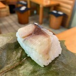 Kaki no Ha Sushi Torase Hasedera Sando Ten - 鯖　150円