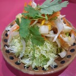 モモタイ - ヤムカイダオ　揚げ卵のサラダ