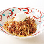 Meat sauce with ricotta cheese