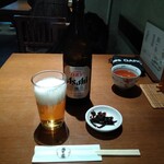Misumi - 瓶ビールとお通し