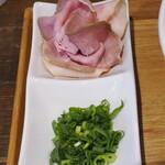 NIBOSHI MANIA - 別皿の肉とネギ