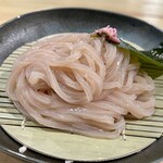 Buzen Urau Chikai Udon Sakaba Saru Xu - 【春限定】桜を練りこんだ『桜うどん』