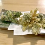 Buzen Urau Chikai Udon Sakaba Saru Xu - 春の野菜天ぷら