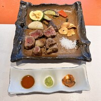 宮崎尾崎牛 鉄板焼き 吟 梅田ヒルトンプラザウエスト - 