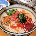 王道焼肉 豆だいふく - ユッケビビンバ