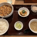 チャイナキッチン麻婆 - 麻婆豆腐定食　1400円