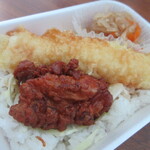 みつわ家 - 唐揚げ、いかの天ぷら、切り干し大根