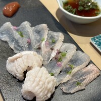 おきむら家 - 穴子のお刺身