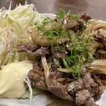 金時食堂 - 肉炒めがなんとも言えずごはんと相性抜群です。