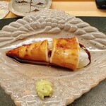 きざ㐂 - オプションで頼んだ子持ち槍烏賊