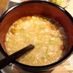 245115191 - 七蔵特製スープ（なめことネギ入り）
