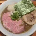 焼きあご煮干しらぁめん はなかぜ - 特製濃厚らぁめん(¥1,320),ライス(¥150),替え玉(¥180)