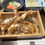 Komatsuan Souhonke - 海老と野菜の天重