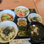 旬の味菜が友 - 料理写真:ちりめん御膳1300円