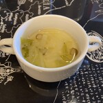 Ishigama Piza Federiko - セットのスープ