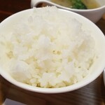 キッチン ブルー グローブ - ご飯大盛りのアップ