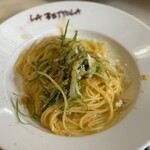 ラ・ベットラ・ダ・オチアイ - ズワイガニと九条葱のスパゲティ