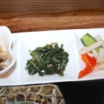 蚕室カフェ かみず - 3点盛り