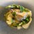 ラトリエ まる耕 - 料理写真:クリーミーな中にもスッキリ感がある
          白い白ワインソース
          
          オリーブオイルと蕗の薹の苦みを合わされたソース