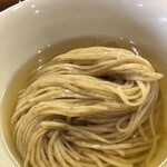 らあめん サンド - ふすま入りの中細麺が旨い！昆布水が濃厚！