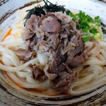 Udonkura Fujitaya - 肉釜玉（中盛り）