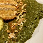 KATSUBAYASHI - ホウレンソウカレー。濃厚でうまい！