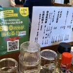 食堂 ミサ ピア万代店 - 卓上メニュー