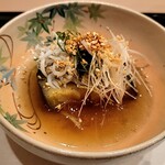 馬車道 大かわ - 賀茂茄子とシラス