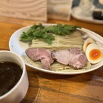 Gokujuu Bi Men Umami - 地鶏醤油つけ麺　放牧鶏の煮玉子