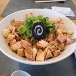 麺屋 星花灯 - 混ぜ蕎麦４弾仕込み（１口ライス付き）