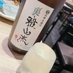 俺のそば - なみなみ日本酒@¥880