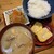 平田駅前食堂 かつ川 - 料理写真:豚汁定食⟡.·*.具だくさん豚汁⟡.·*.白飯が 美味しいよ〜♬.*ﾟ