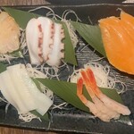 Koshitsu Izakaya Ouuhon Sou - 朝取り鮮魚のお造り 
