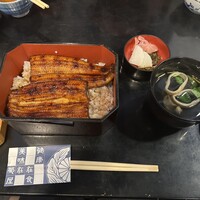 菊屋 - 国産鰻重（肝吸変更）