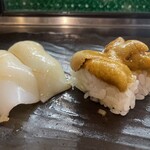 鮨　えにし - イカ、うに