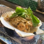 鮨　えにし - ホタテバター焼き