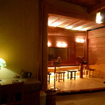 中村屋 - 内湯（木のお風呂）　脱衣室