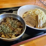 実咲庵 - 料理写真:油かすつけ麺ヾ(・ω・)ゞ