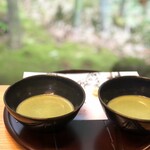 休耕庵 竹の庭の茶席 - 